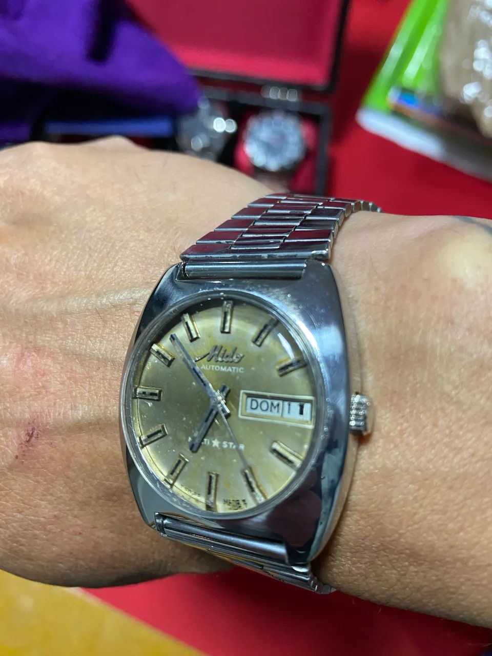 Mido Multistar automático, pulseira original revisado  - Foto 4