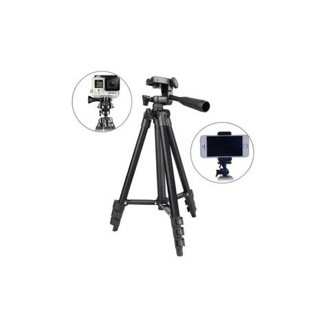 Tripé Tripod Telescópico 3120 Alumínio 1,04M Profissional Ideal para Câmeras Smartphones - Foto 5