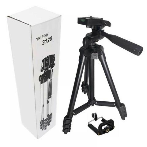 Tripé Tripod Telescópico 3120 Alumínio 1,04M Profissional Ideal para Câmeras Smartphones - Foto 6