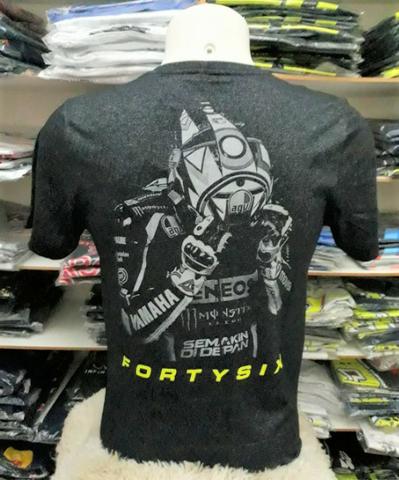 Camisetas Valentino Rossi VR 46 The Doctor Moto GP Camisa Curitiba - Foto 4