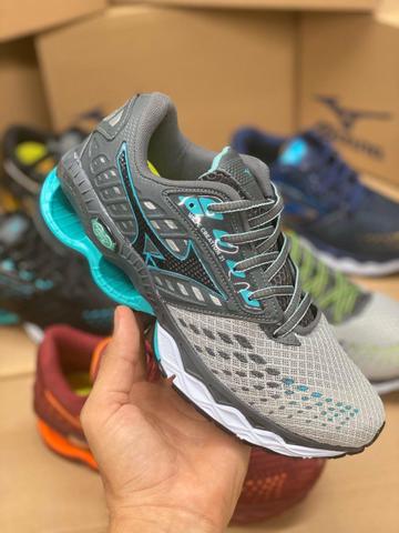 Promoção tênis mizuno na caixa