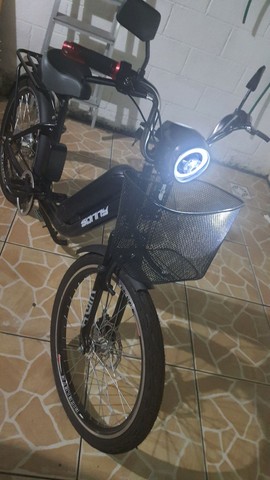 VENDO BICICLETA ELÉTRICA MOTORIZADA SONNY MUITO NOVA!!!