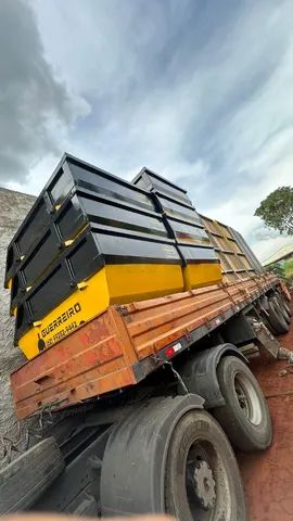 Caçambas para poli cacambas estacionaria, Container Almoxarifado e escritorio