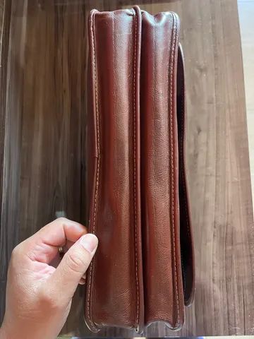 Bolsa / maleta Executiva Dinamarca em couro legítimo  - Foto 2