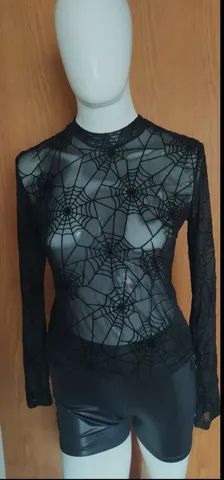 Blusa teia de aranha 
