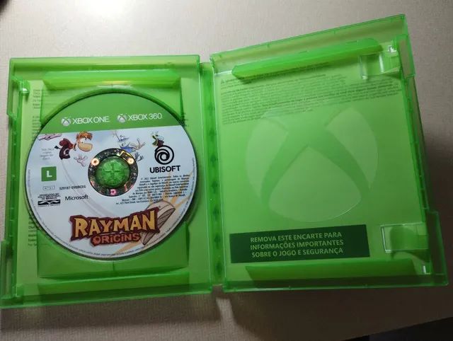 Jogo Xbox One/360 Infantil Rayman Origins Novo Mídia Física em