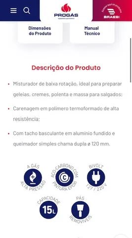 Mexerola - para massa de coxinhas, salgados - misturador 22 kgs - Foto 2