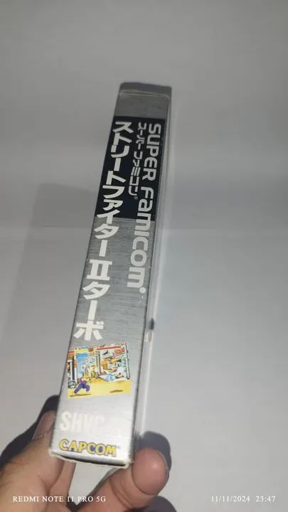 Street Fighter II Turbo Na Caixa Super Famicom - Foto 6