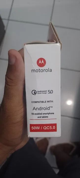 Carregador TurboPower 50+ Motorola - 50W - Novo - Foto 3