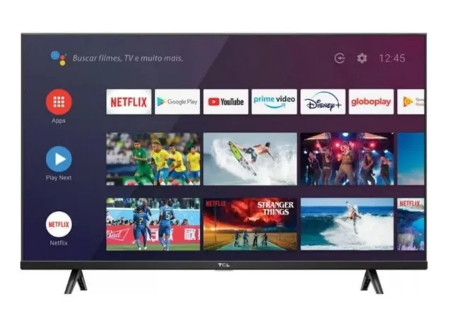 TV tcl 32 polegadas com inteligência artificial + Android tv