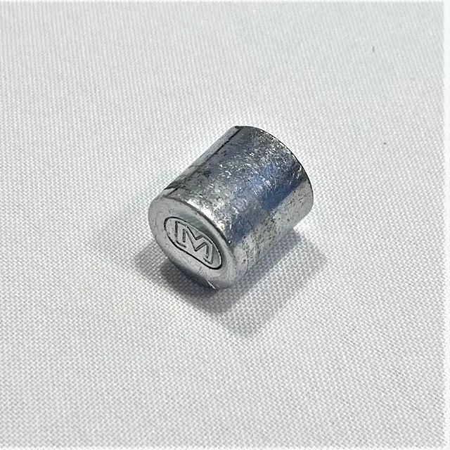 Botão Redondo Cromado p/ Acionamento de Válvula de Descarga Antiga - Foto 2