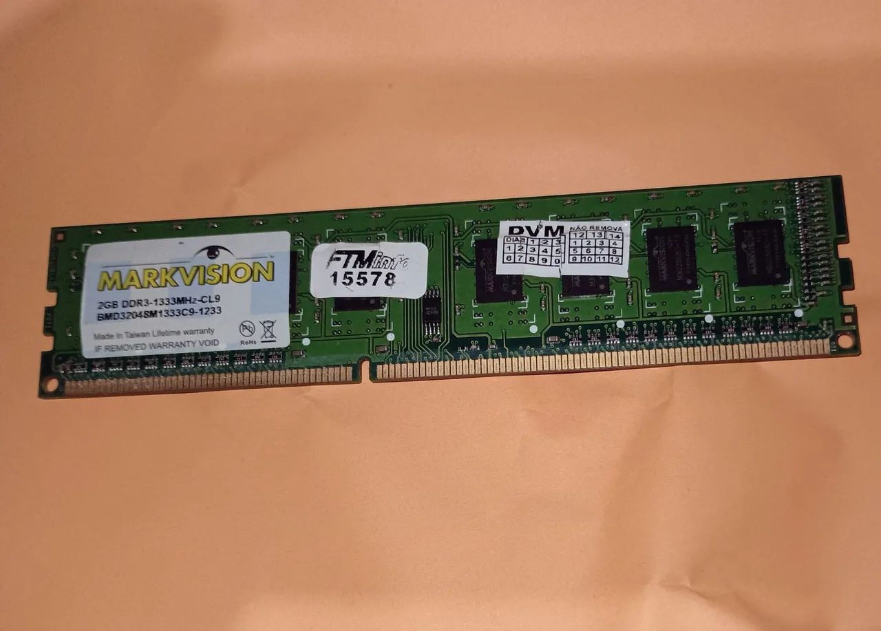 Memória RAM 2GB DDR3 1333MHz - Foto 2