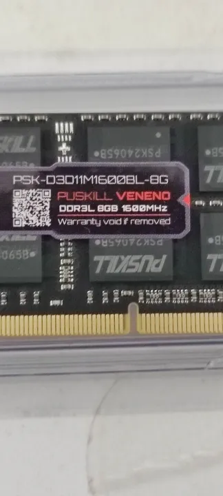 Memória Ram 8GB DDR3L Notebook