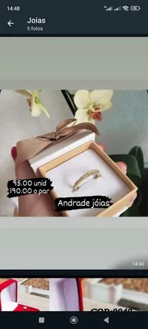 Anéis solitários e aparadores  - Foto 4