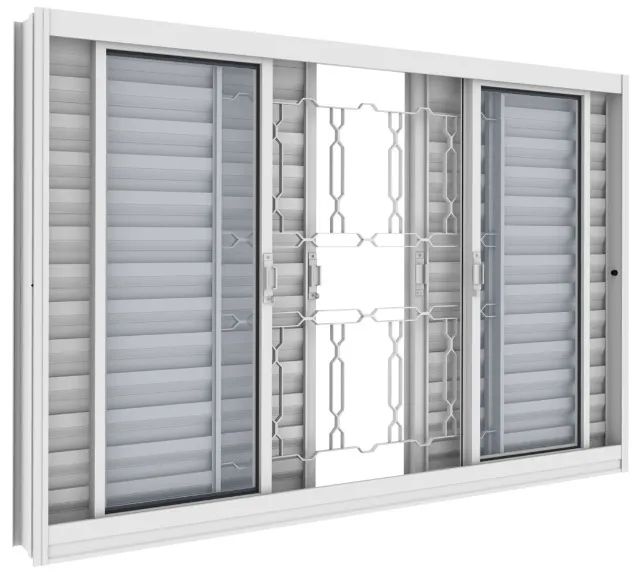 veneziana 6 folhas horizontal- vitrolar 1.5 x 1.0  - Foto 2