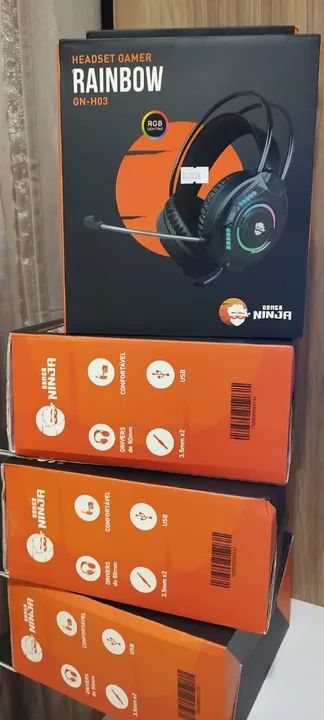 Headset gamer ninja Rainbow  - Foto 3