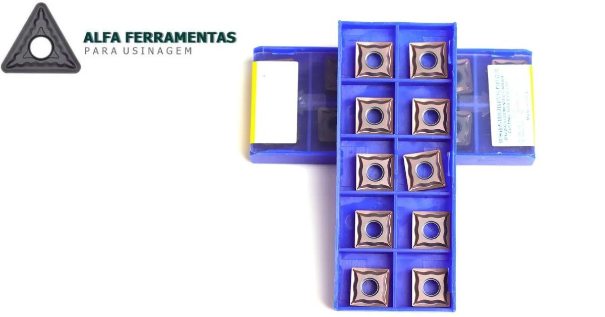 Pastilhas SNMG 120404 ZCC-CT EF Original Classe M20 - Caixa com 10 unidades