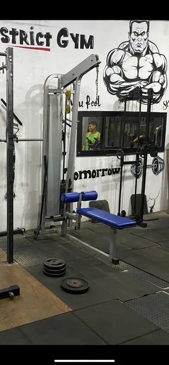 Puxador Pulley 2x1 Puxador Conjugado com Remada Baixa