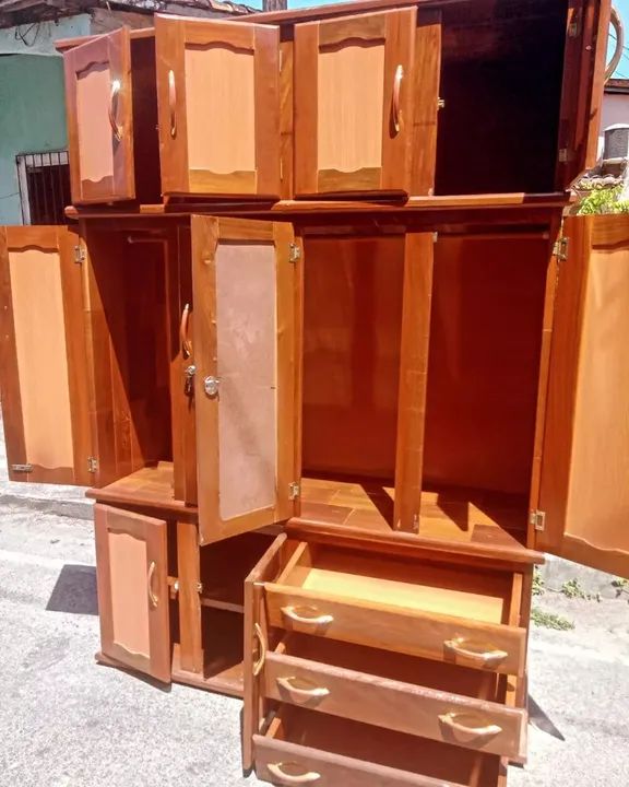 GUARDA ROUPA DE CASAL 4 PORTAS NOVO! - Foto 3