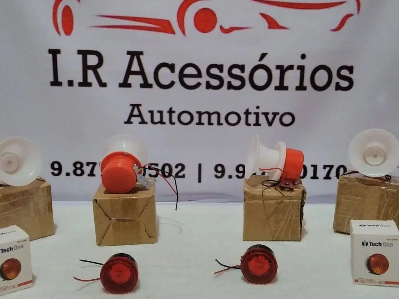 Sirene 12 e 24V LED para carro - Tech One aceito cartão! - Foto 3