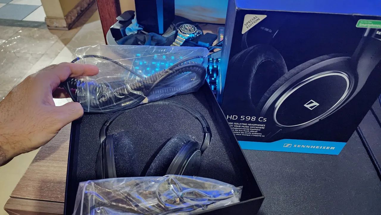 Sennheiser HD 598 CS headphones fone