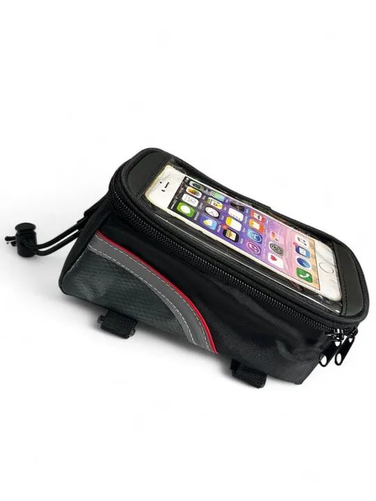 Suporte Com Bolsa Para Celular Bike 