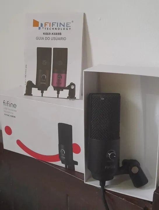 Microfone Condensador Fifine K669B