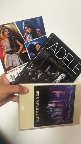 3 DVDs musicais 
