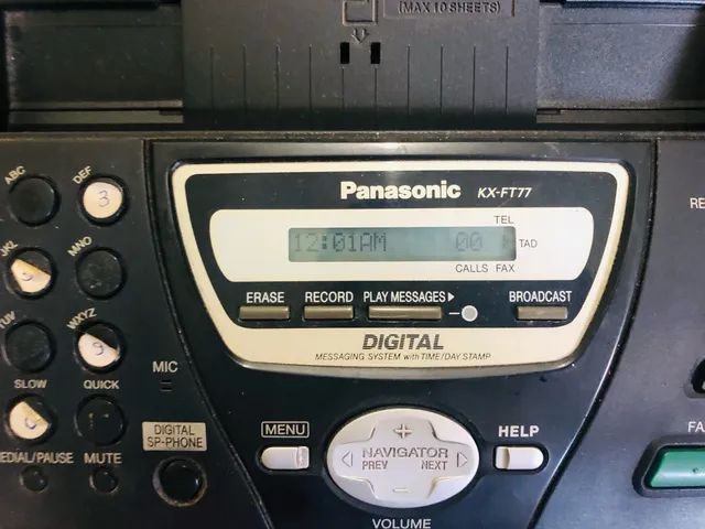 Secretaria Eletronica Fax Telefone Panasonic - Foto 3