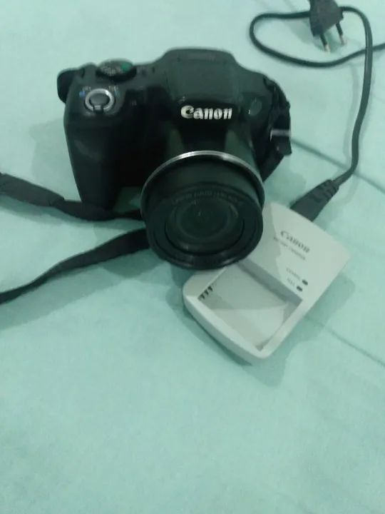 Camera Canon Sx520 Hs +tripé ajustável - Foto 3