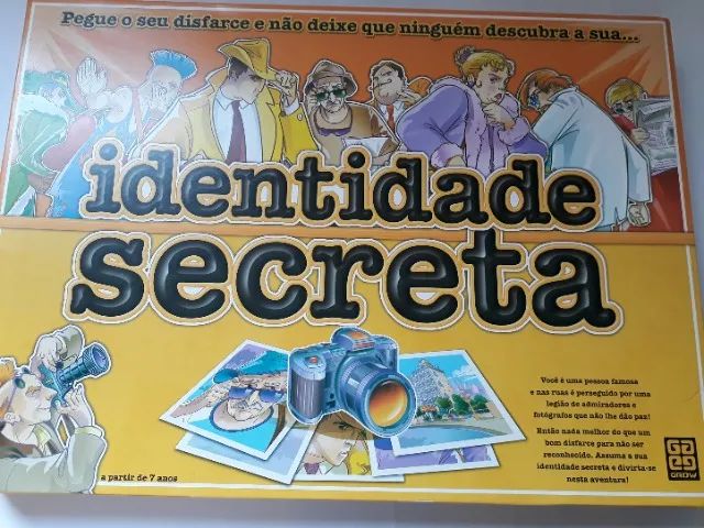 Jogo Identidade Secreta- Marca Grow - Seminovo Excelente Estado  -Completo- Impecável - Foto 4