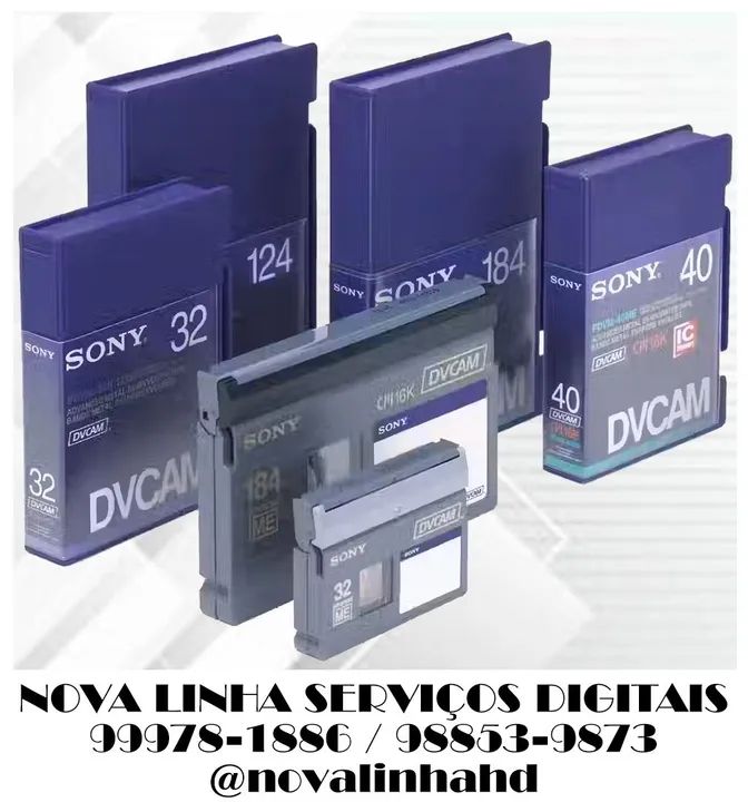 Betacam SP, MiniDV, DVCAM, HDV  - Foto 2