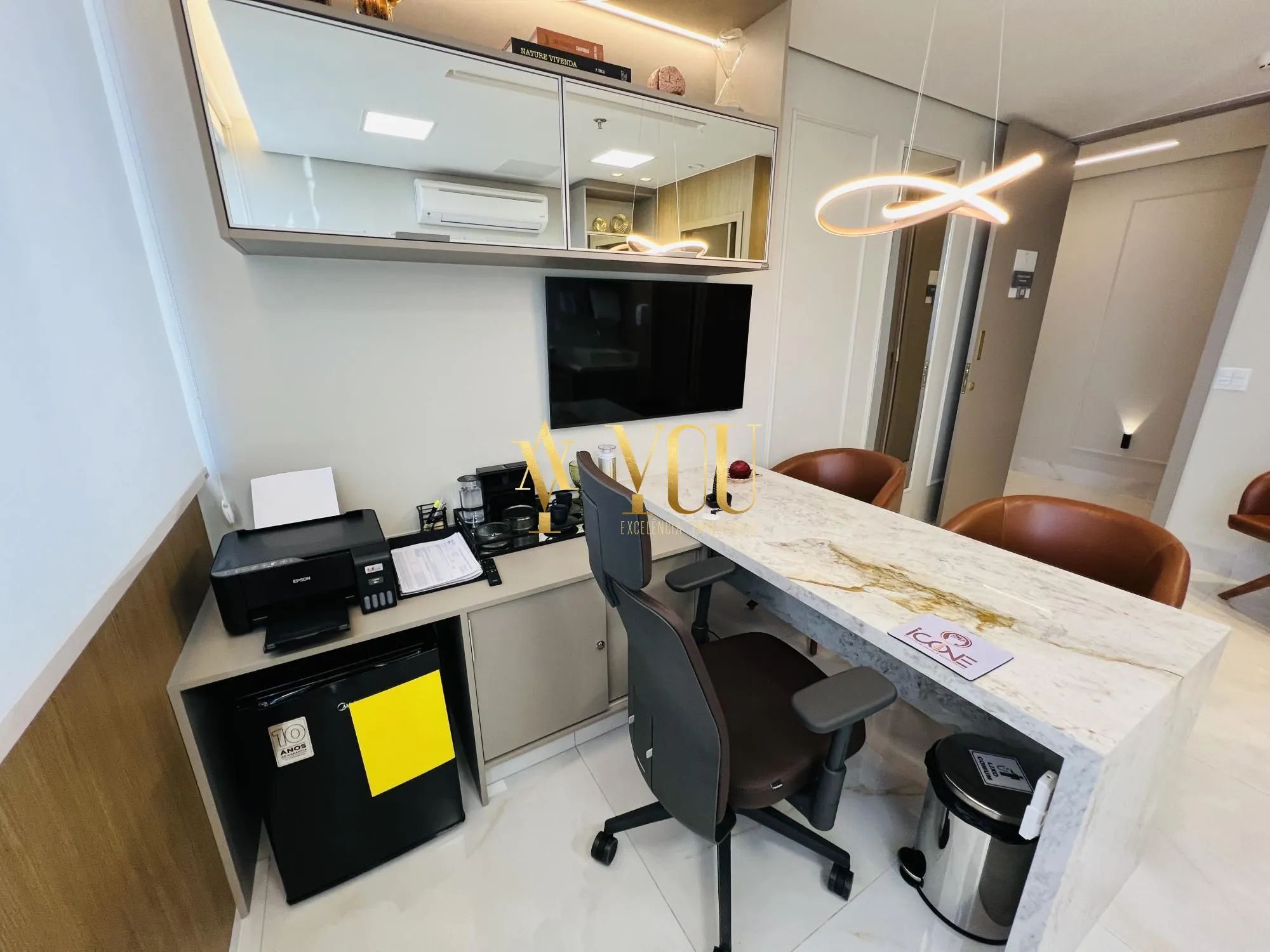 Impecável Consultório Médico em Clínica Luxuosa no Órion Complex. Aluguel por Pe - Foto 10