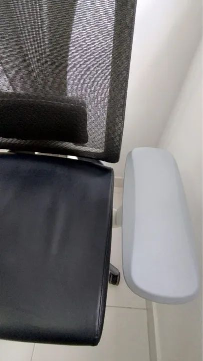 Cadeira Gamer de Escritório Branca com Rodas - Foto 5