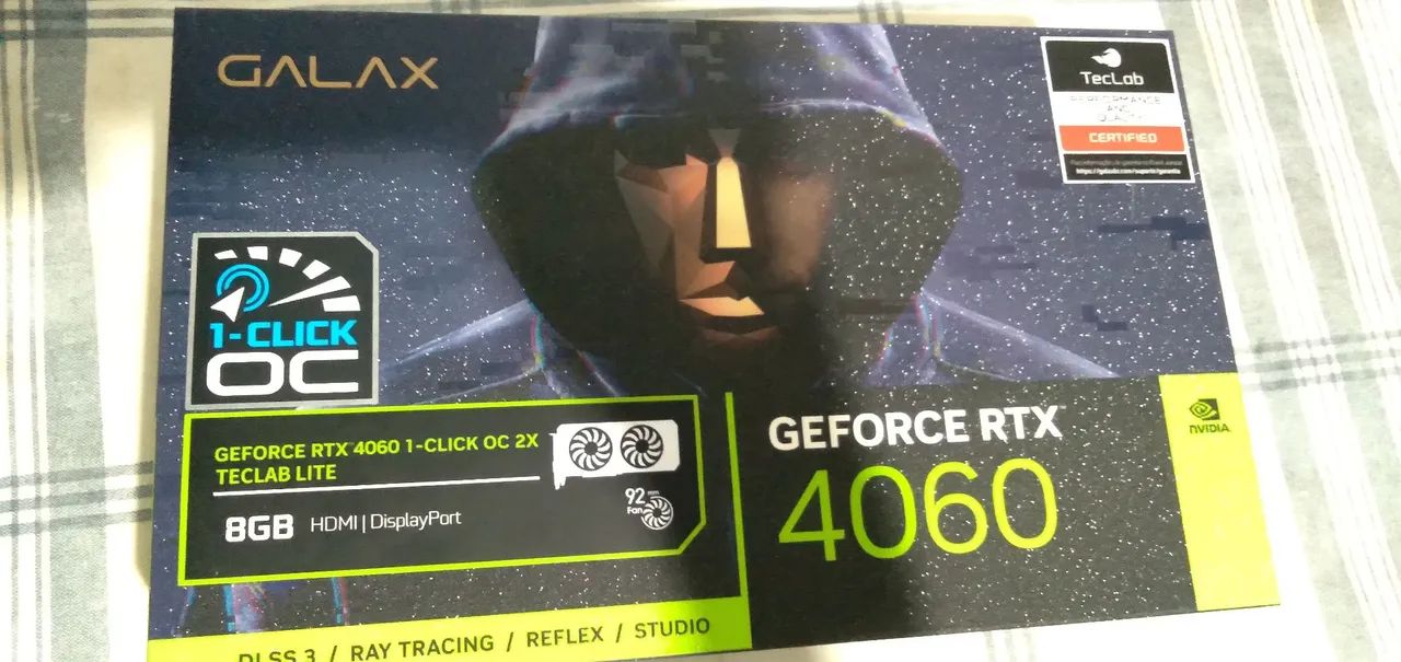 Placa de Vídeo Galax GeForce RTX 4060 1-Click OC 2X 8GB - Foto 2