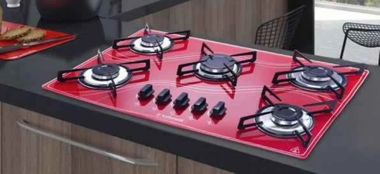 COOKTOP SAFANELLI VERMELHO MEGA PROMOÇÃO 