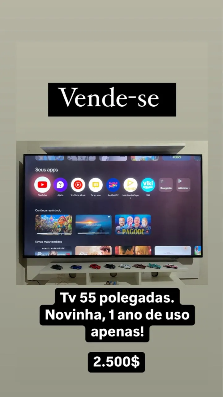 TV 55 polegadas - Novinha!