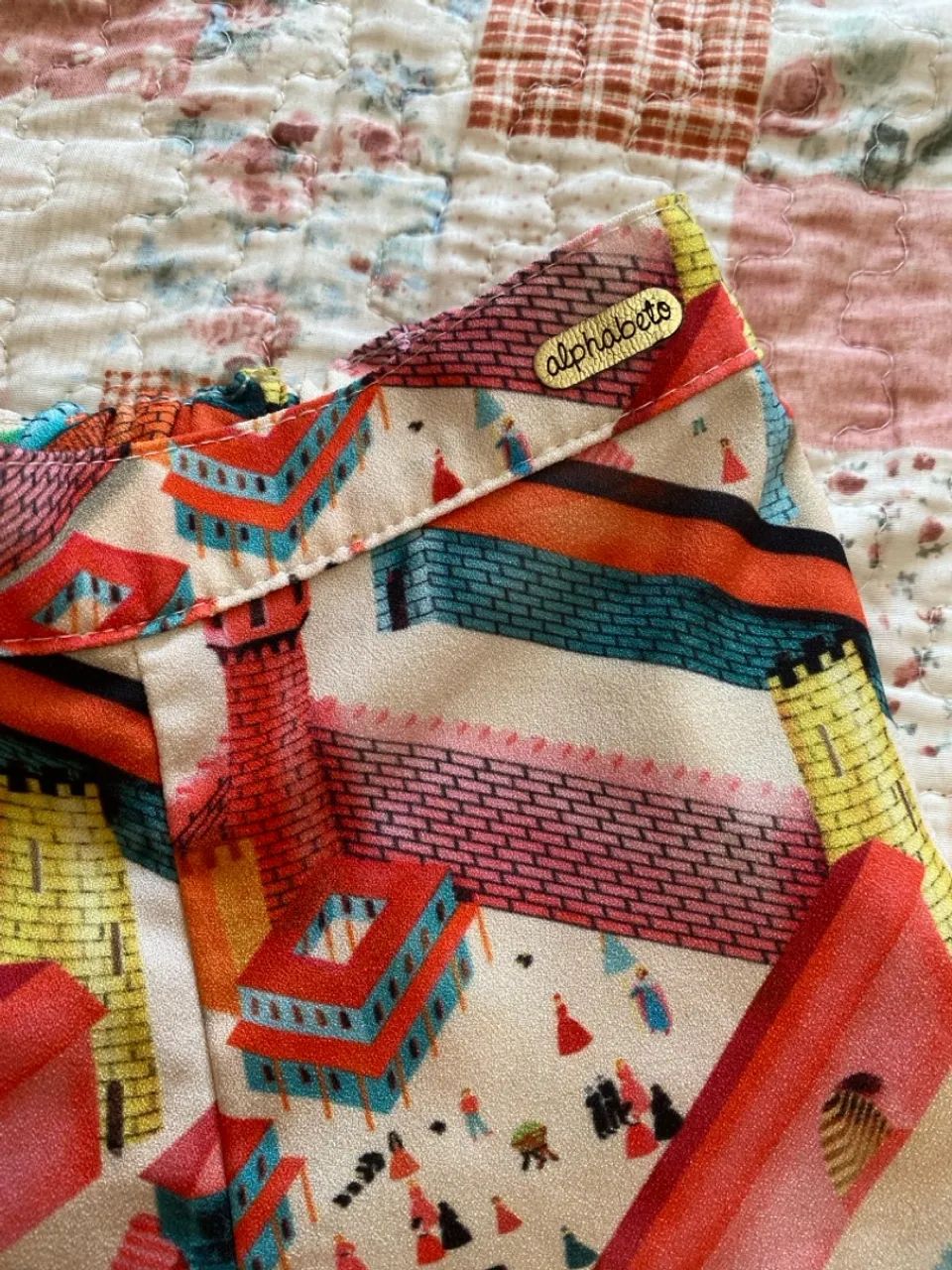 Calça pantacourt Infantil Alphabeto - Foto 4