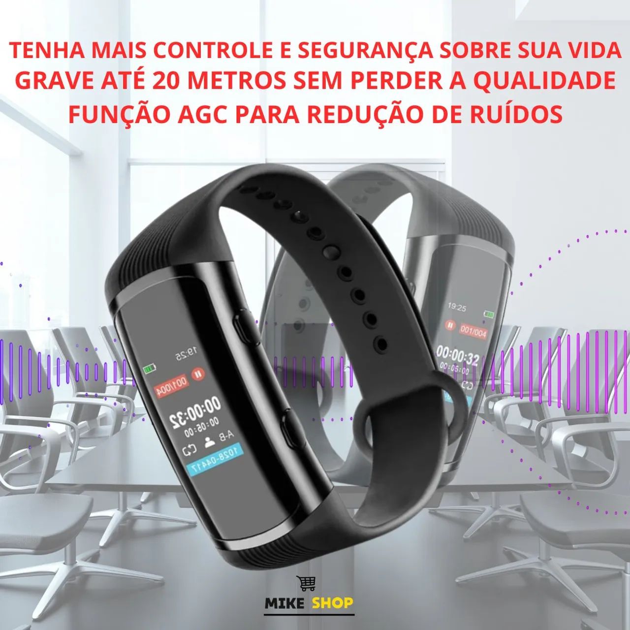 Relógio digital gravad - Foto 4