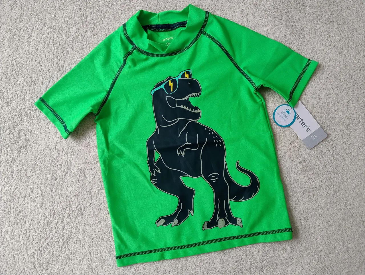 Camisa de Praia Carter's Dino UV 2 anos