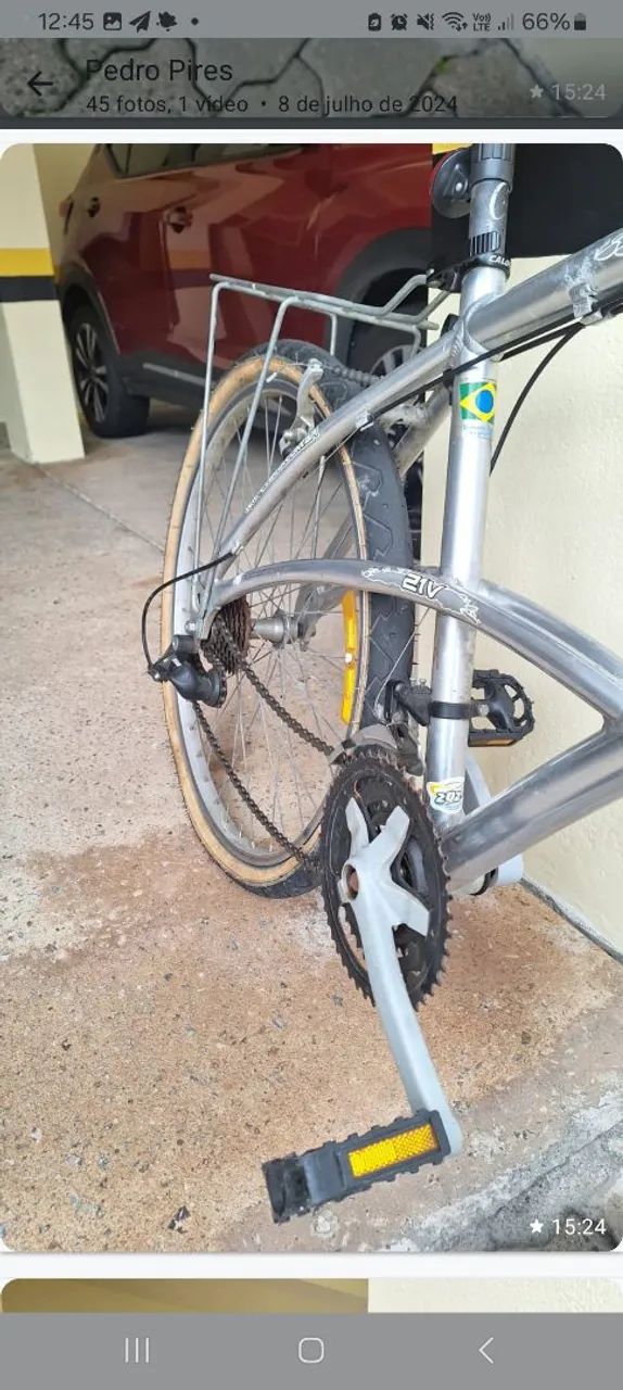 Bike caloi 100 +capacete + tensor amarrar - Foto 4