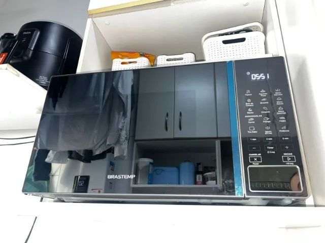 Microondas espelhado com Menu Gourmet Brastemp - Foto 3
