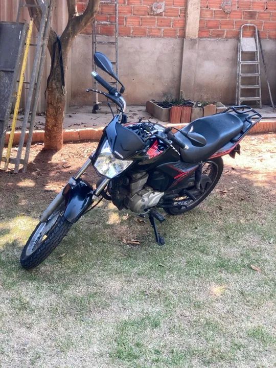 Honda CG Fan 150 - 2013 - Preta - Foto 3