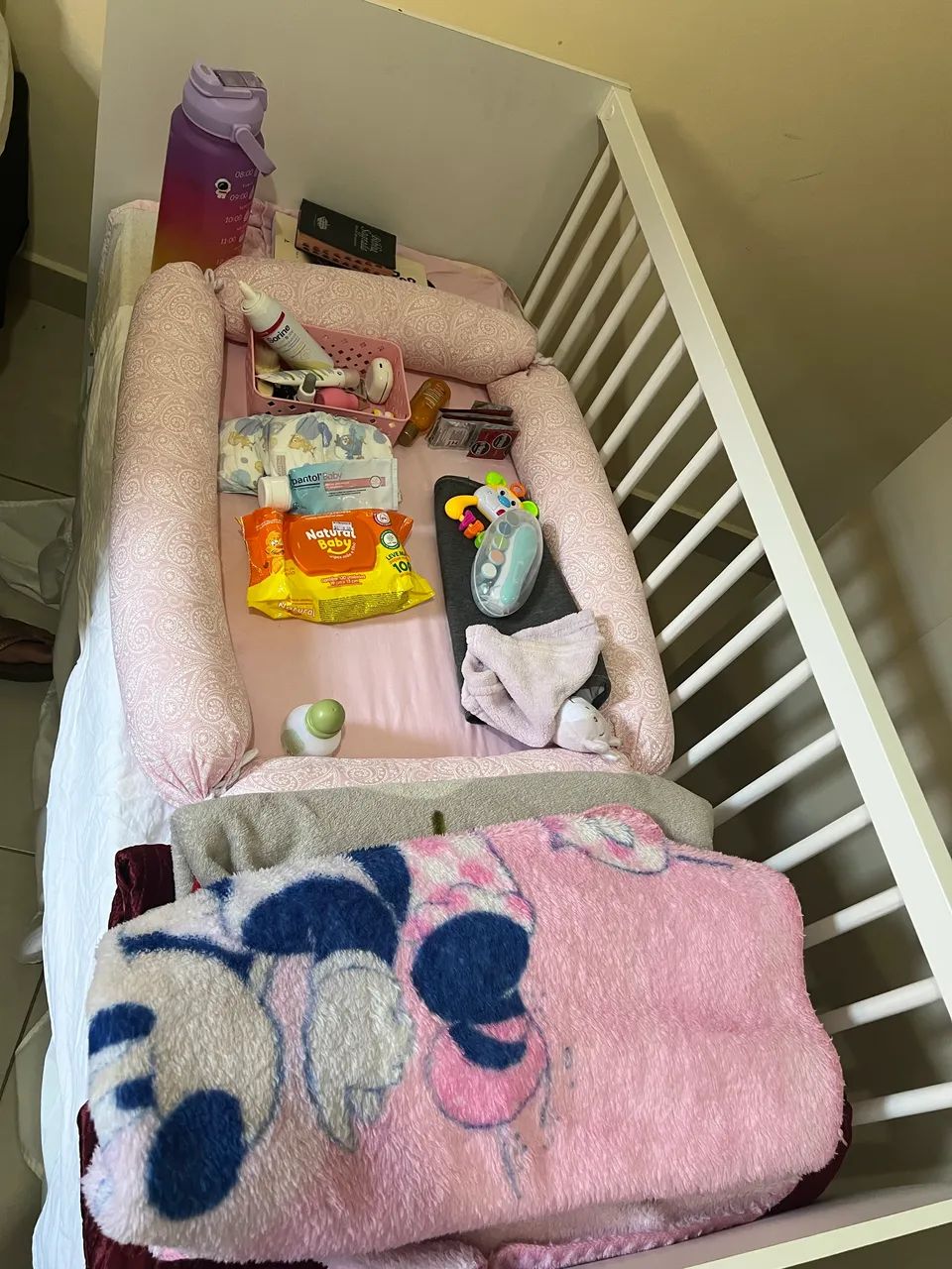 Berço 3 em 1 acompanha colchão impermeável 