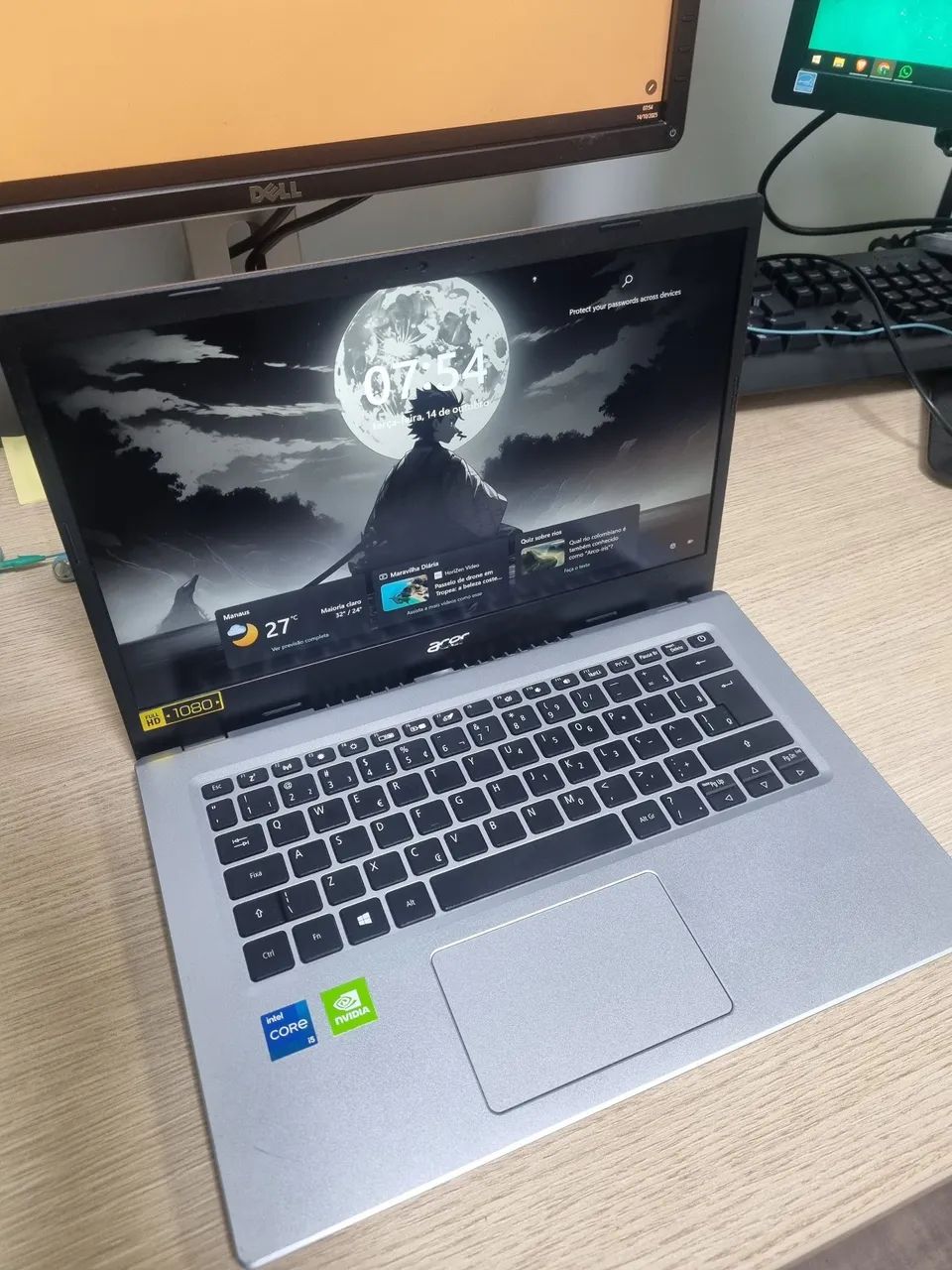 Notebook Aspire 5 i5 11ªG, 8 de RAM, NVIDEA, SSD 512GB  - Foto 2