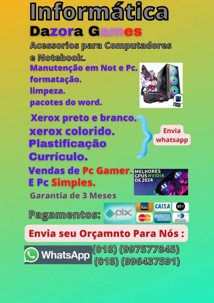 Técnico em informática ( Dazora games ) - Foto 2