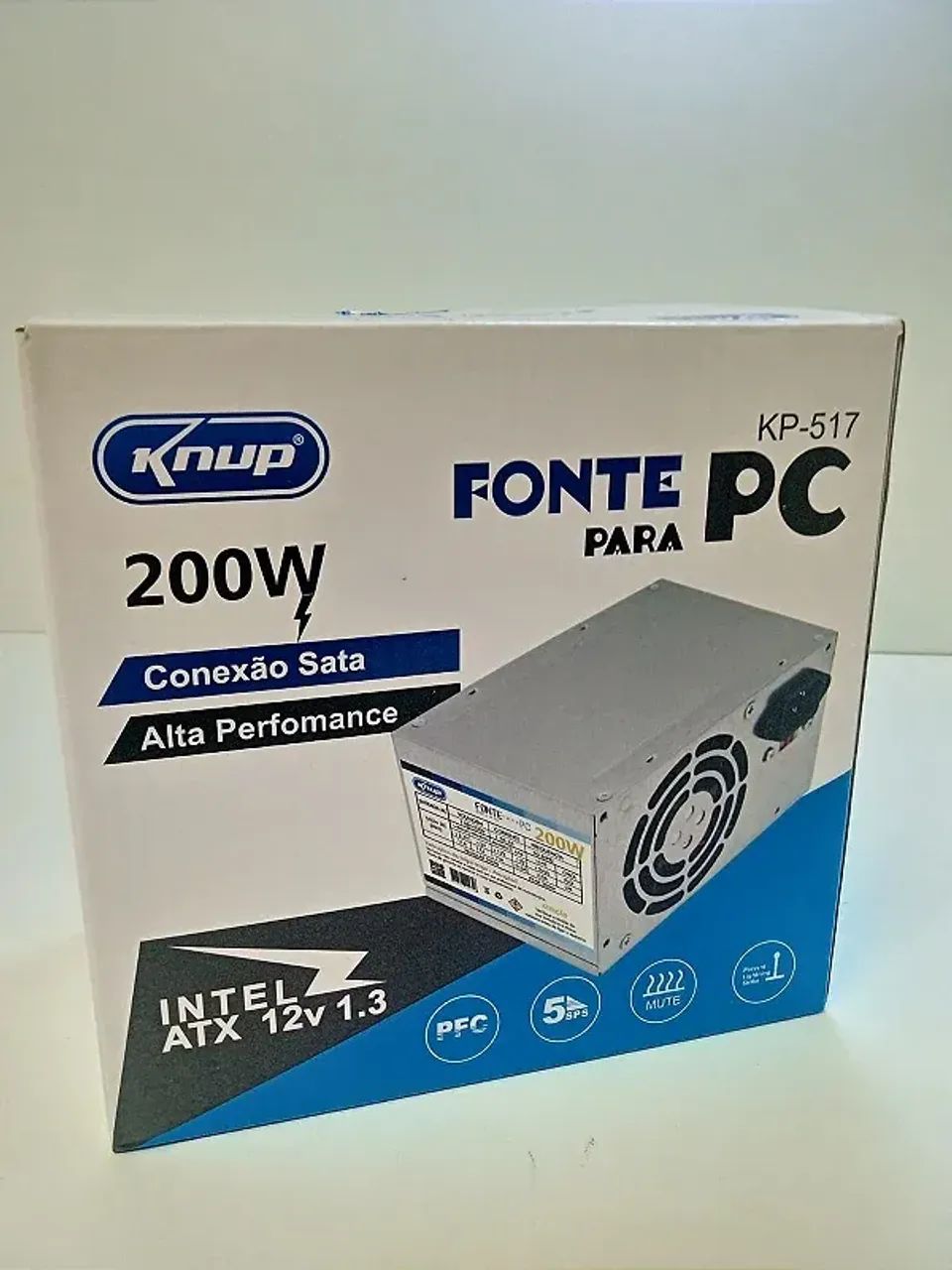 Fonte para PC 200W KNUP - KP-517 - Foto 2