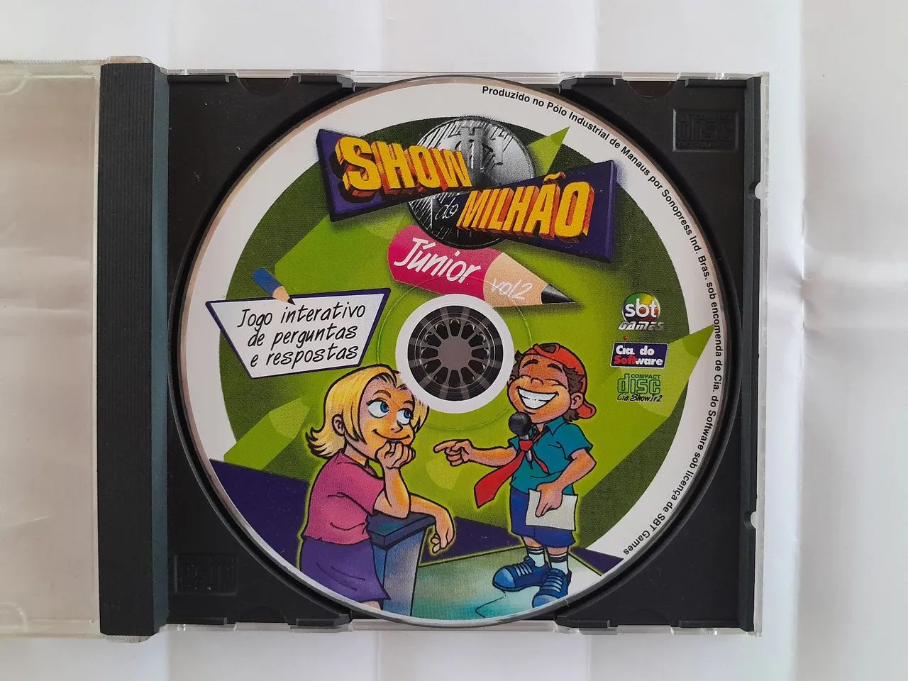 Jogo de computador (pc): Show do Milhão Júnior Volume 2 