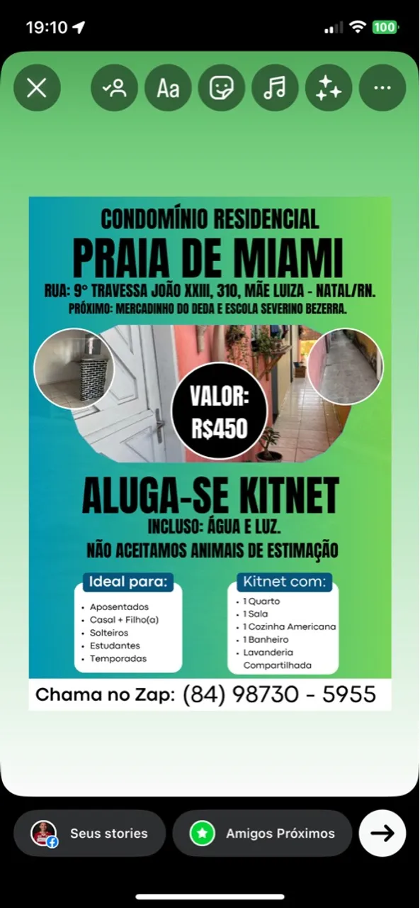 Aluga-se KITNETS