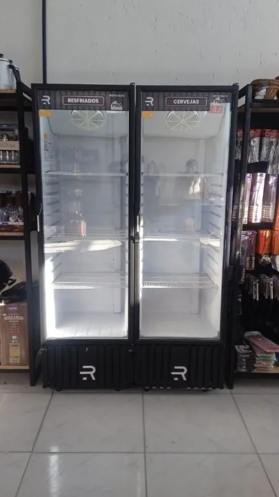 Cervejeira 1300L 2 portas vidro Refrimate